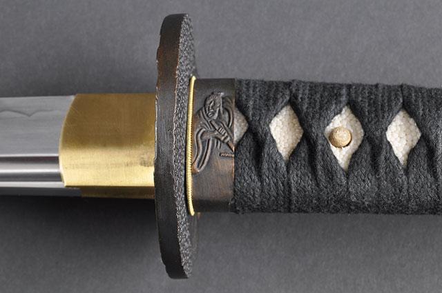 FULLY HAND FORGED BLACK FULL TANG PRACTICAL JAPANESE SAMURAI KATANA SWORD - buyblade