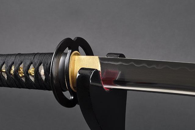 FULLY HANDMADE MUSASHI CLAY TEMPERED JAPANESE SAMURAI KATANA SWORD - buyblade