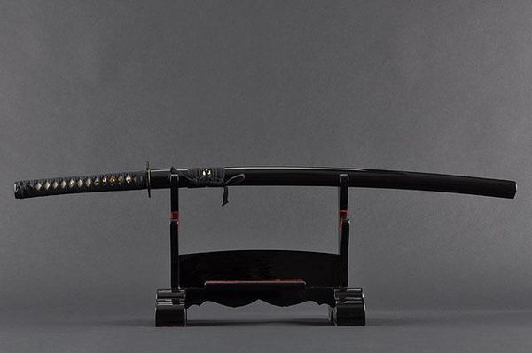 FULLY HANDMADE PRACTICAL DAMASCUS DANCING CRANE JAPANESE SAMURAI KATANA SWORD - buyblade