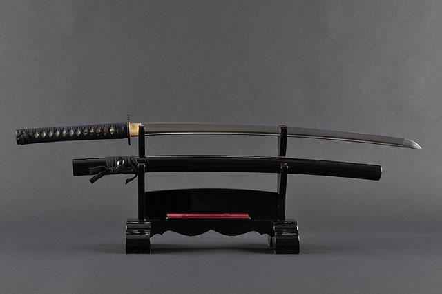 FULLY HANDMADE PRACTICAL DAMASCUS DANCING CRANE JAPANESE SAMURAI KATANA SWORD - buyblade