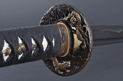 FULLY HANDMADE PRACTICAL TIGER JAPANESE SAMURAI KATANA SWORD - buyblade