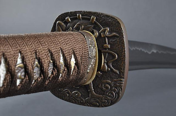 FULLY HAND FORGED RAIJIN JAPANESE SAMURAI KATANA SWORD - buyblade