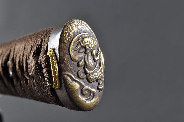 FULLY HAND FORGED RAIJIN JAPANESE SAMURAI KATANA SWORD - buyblade