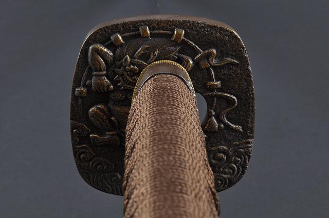 FULLY HAND FORGED RAIJIN JAPANESE SAMURAI KATANA SWORD - buyblade