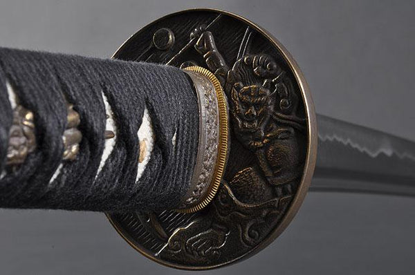 FULLY HAND FORGED FULL TANG DEMI-GOD SAMURAI KATANA SWORD - buyblade