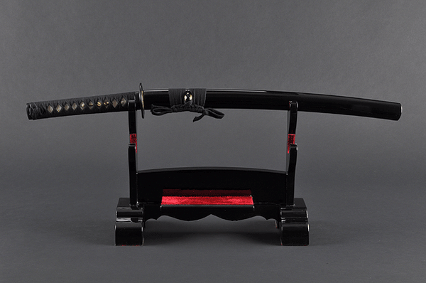FULLY HANDMADE CLAY TEMPERED DAMASCUS MUSASHI SAMURAI WAKIZASHI SWORD - buyblade