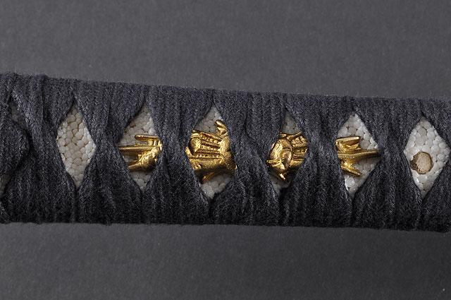 FULLY HAND FORGED TOMOE CREST JAPANESE SAMURAI KATANA SWORD - buyblade