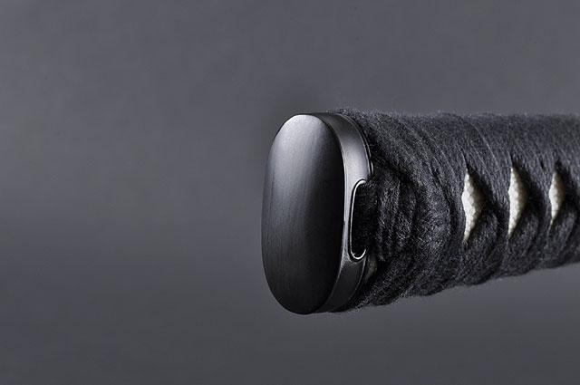 FULLY HANDMADE CRANE BLACK JAPANESE SAMURAI KATANA SWORD - buyblade