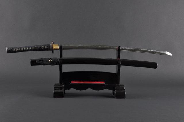 FULLY HAND FORGED FULL TANG WARRIOR & HORSE JAPANESE KATANA SWORD - buyblade