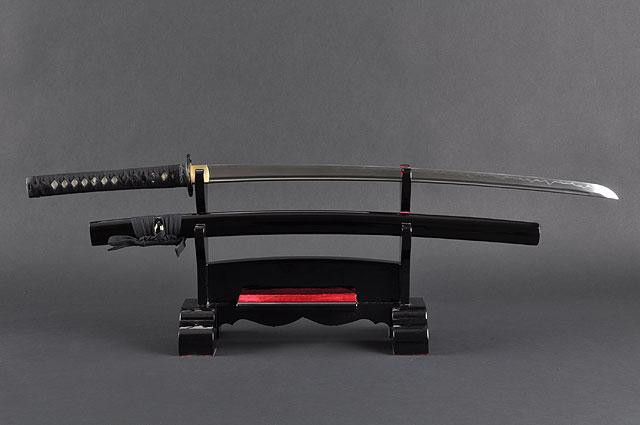 FULLY HAND FORGED CLAY TEMPER PRACTICAL BAMBOO SAMURAI KATANA SWORD - buyblade