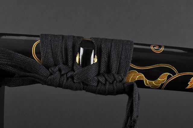 FULLY HAND FORGED BLACK FULL TANG PRACTICAL JAPANESE SAMURAI KATANAS SWORD - buyblade