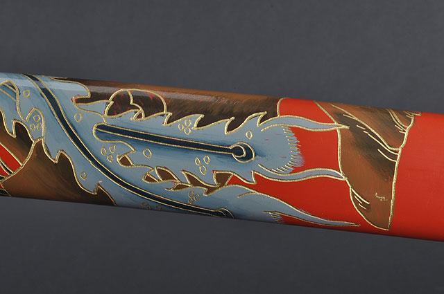 FULLY HAND FORGED RED FULL TANG CRANE JAPANESE SAMURAI KATANA SWORD - buyblade