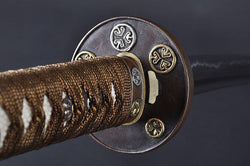 FULLY HAND FORGED FULL TANG JAPANESE SAMURAI KATANA SWORD - buyblade