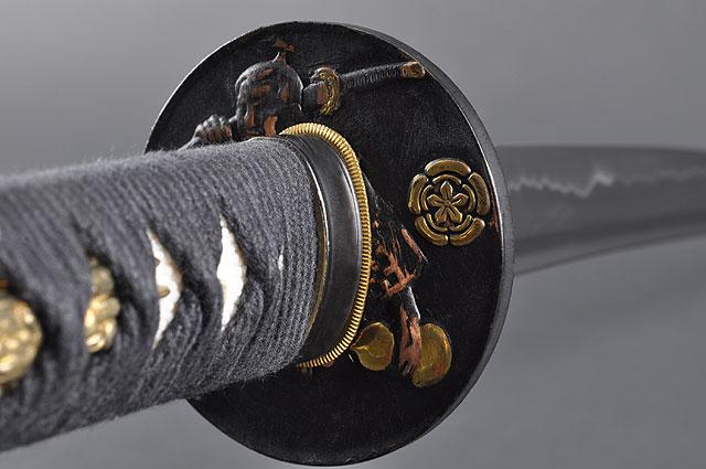 FULLY HAND FORGED FULL TANG BLACK JAPANESE WARRIOR KATANAS SWORDS - buyblade