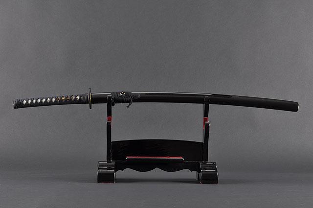FULLY HAND FORGED FULL TANG BLACK JAPANESE WARRIOR KATANAS SWORDS - buyblade
