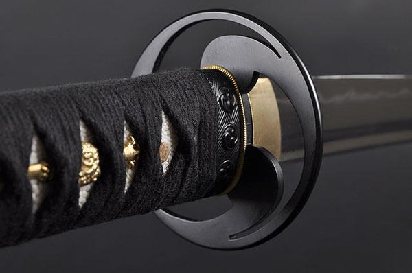 FULLY HAND FORGED CLAY TEMPERED SAMURAI KATANA SWORD - buyblade