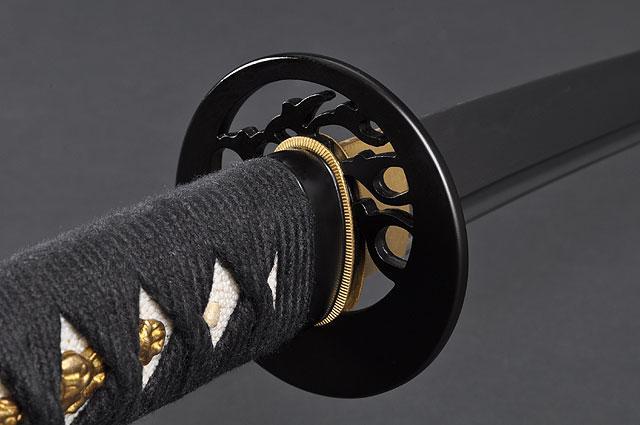 FULLY HANDMADE CLAY TEMPERED DAMASCUS JAPANESE SAMURAI KATANA SWORD - buyblade