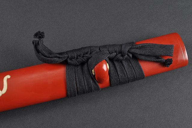 FULLY HAND FORGED RED JAPANESE SAMURAI KATANAS SWORDS - buyblade