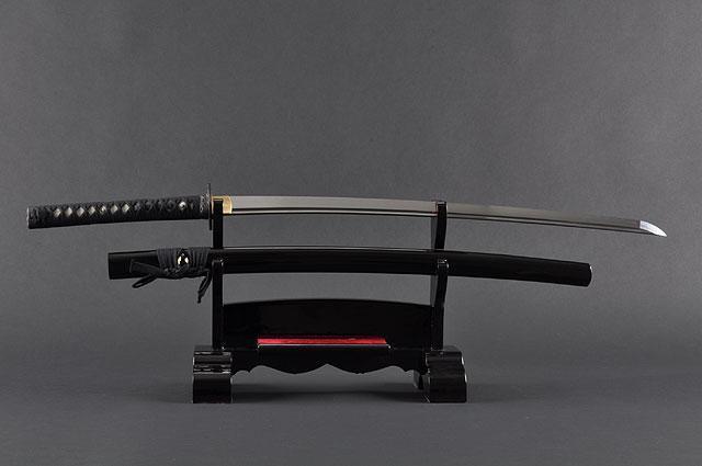 FULLY HANDMADE PRACTICAL DAMASCUS BAMBOO JAPANESE SAMURAI KATANA SWORD - buyblade