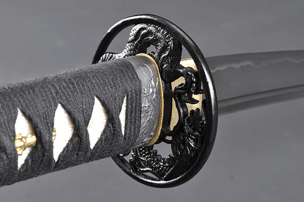 FULLY HANDMADE PRACTICAL DRAGON JAPANESE SAMURAI KATANA SWORD - buyblade